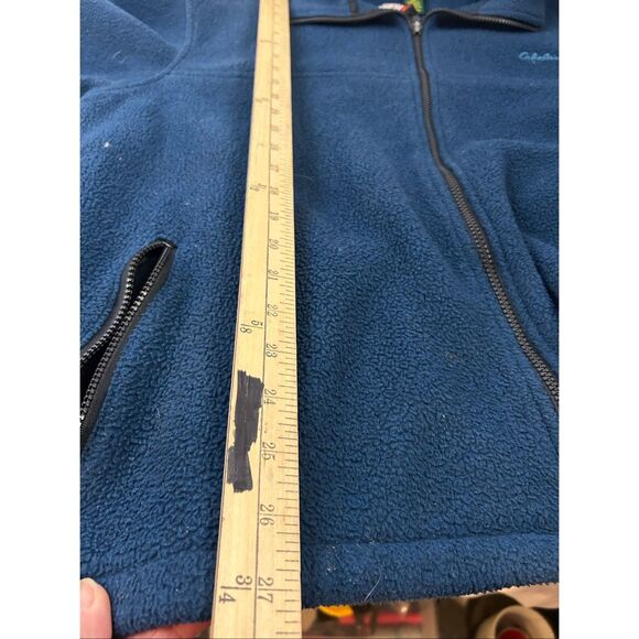 Cabela Polartec zipper fleece USA Blue large Pull Over Men's - Picture 7 of 7